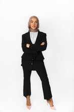 Load image into Gallery viewer, THE ESSENTIAL EDIT THE CORPORATE BLACK CHIFFON