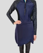Load image into Gallery viewer, THE RASHIE SWIMSUIT DRESS – NAVY